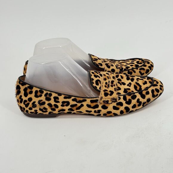 J. Crew Factory Animal Print Flats - Picture 1 of 7